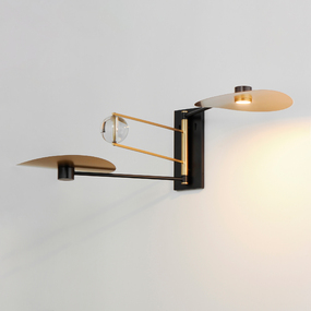 Pearl Swing Arms Wall Sconce
