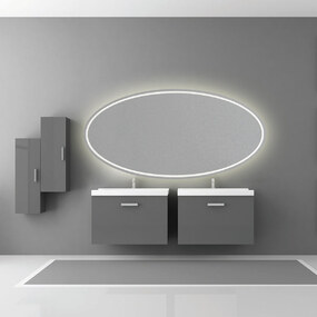 Aspen Oval Color Select LED Mirror