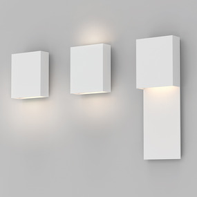 Flat Box Panel Outdoor Wall Light