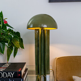 Fin Dome Table Lamp