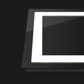 Classic L01D Horizontal Full Frame Inset LED Mirror