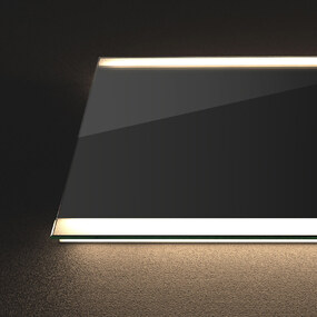 Classic L04I Horizontal Double Long Edge Indirect LED Mirror