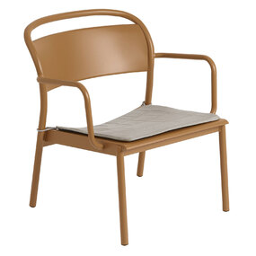 Linear Steel Lounge Armchair Seat Pad