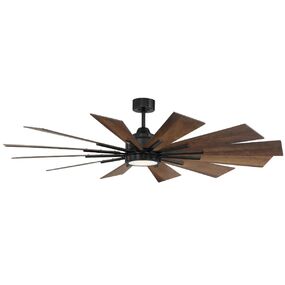 Farmhouse Indoor / Outdoor Ceiling Fan with Light