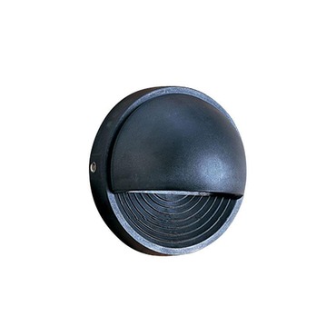 LUNA - Black Low Voltage Eyelid Exterior Surface Mounted Step