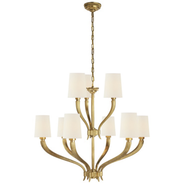 Visual Comfort Lighting, E.F. Chapman Ruhlmann, Brass, sconces