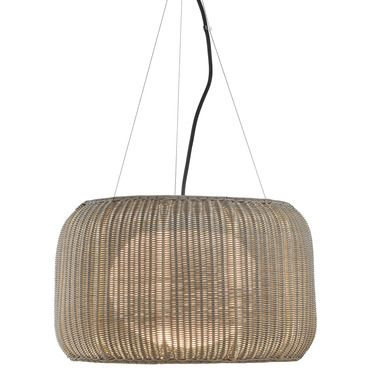 Country Industrial Pendant by Visual Comfort Signature, CHC 5136BZ-WG