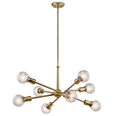 Visual Comfort Studio 3187912-848 Cafe Modern Satin Brass