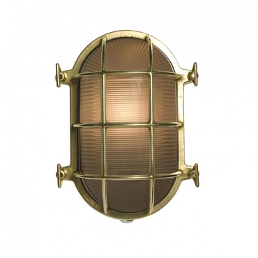 Oval 7034 Outdoor Bulkhead Wall Light