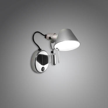 Tolomeo Mini Wall Light with J Bracket by Artemide, TOL1125