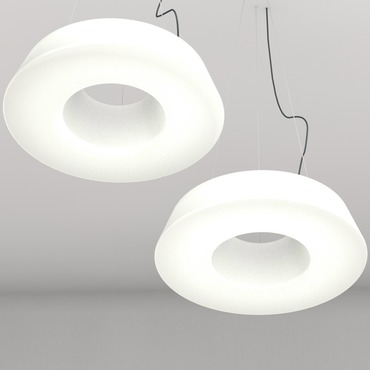 Circular Pol XXL Square Modular Pendant by Martinelli Luce, 2057/XXL/Q/DIM/L/1/US/BI