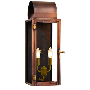 The CopperSmith Georgetown Petite Gas and Electric Lantern