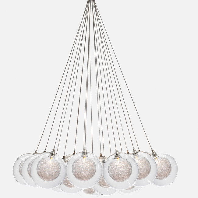 Kadur Drizzle 19-Light Cluster Chandelier by Shakuff