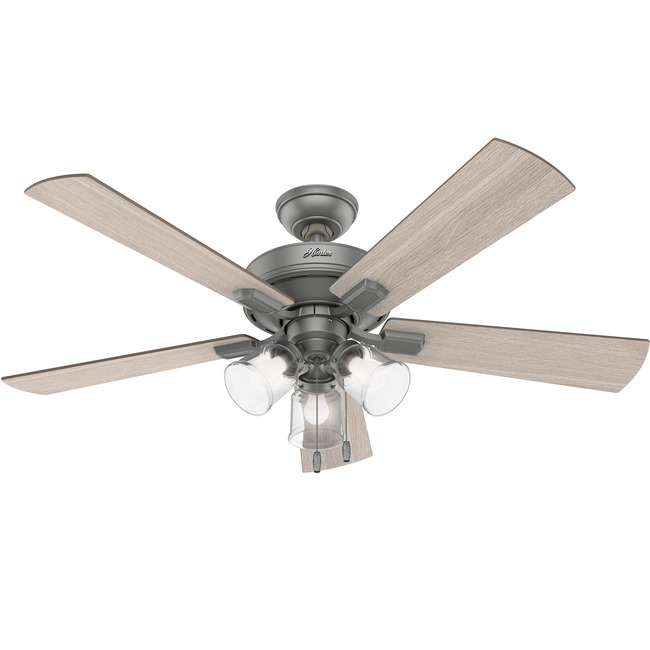 Crestfield Ceiling Fan with Light by Hunter Fan