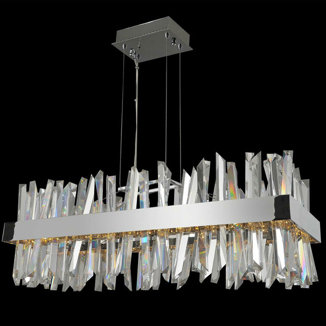 Glacier Linear Chandelier by Allegri