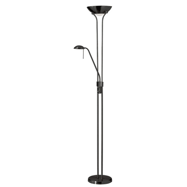 Mother & Son Torchiere Reading Floor Lamp by Dainolite