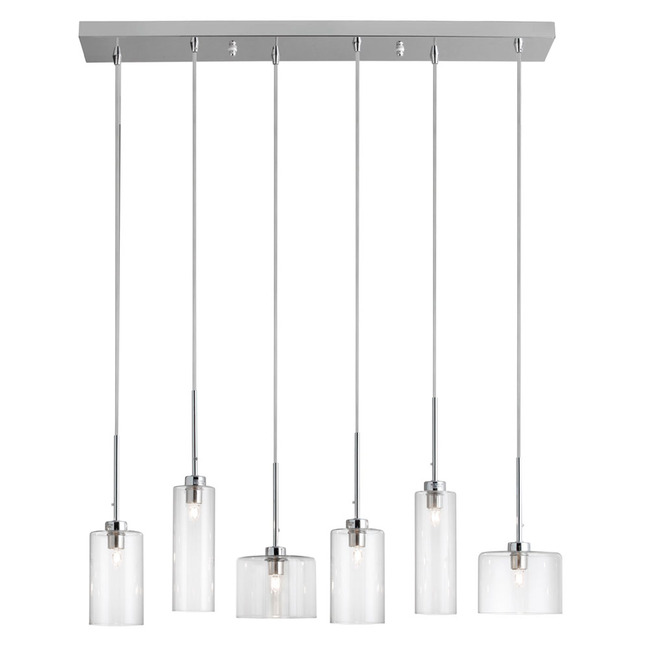 Industrial Linear Multi-Light Pendant by Dainolite