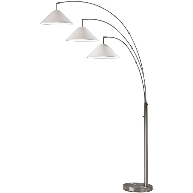 Braxton Three Arm Floor Lamp by Adesso Corp.