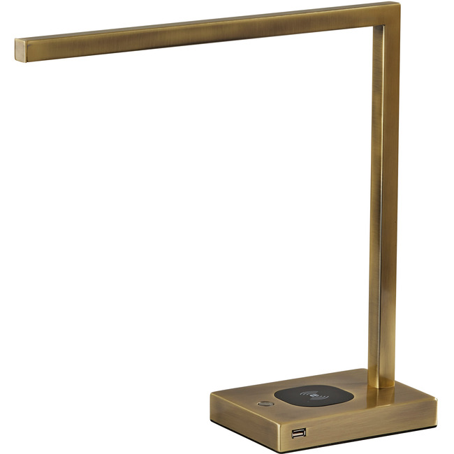 Aidan Desk Charging Lamp by Adesso Corp.