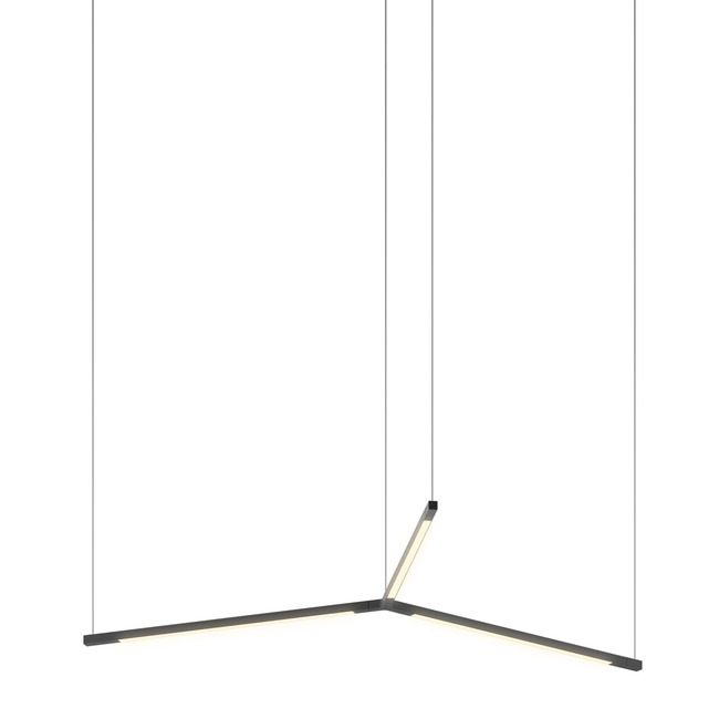 Z-Bar Trio Pendant by Koncept Lighting