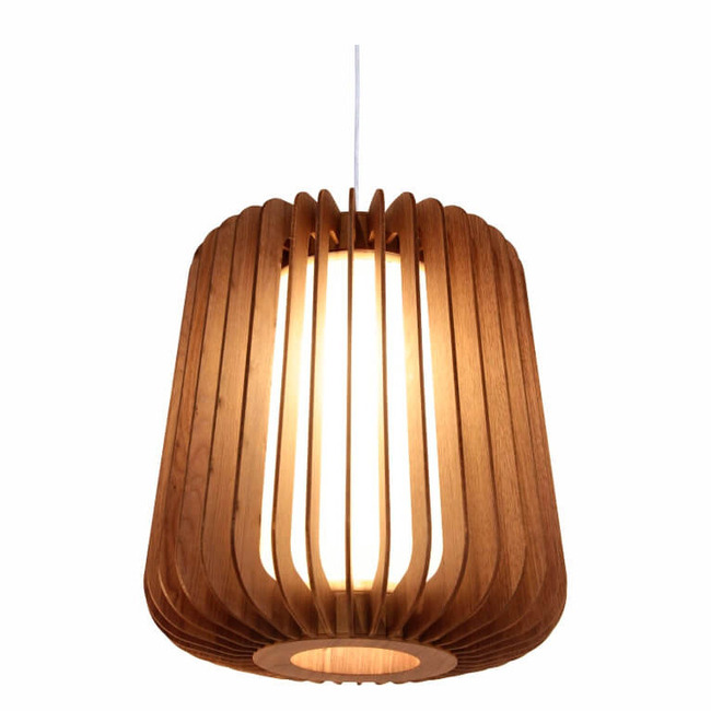 Stecche Di Legno Short Pendant by Accord Iluminacao