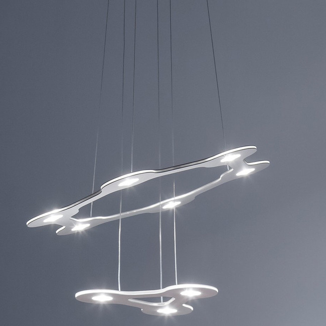 Flat Saturn Pendant by Lumen Center Italia