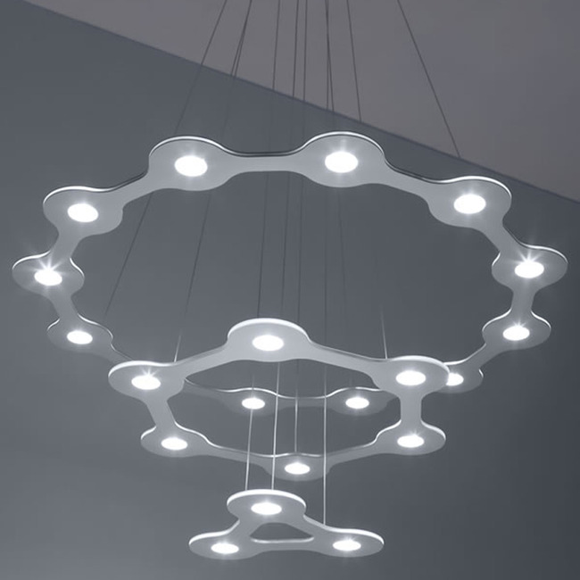 Flat Saturn Pendant by Lumen Center Italia