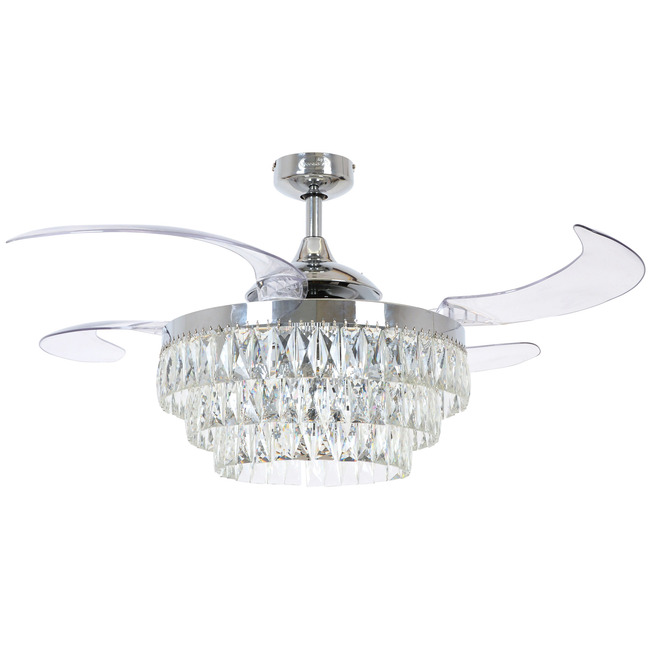 Fanaway Veil Retractable Ceiling Fan with Light by Beacon Lighting