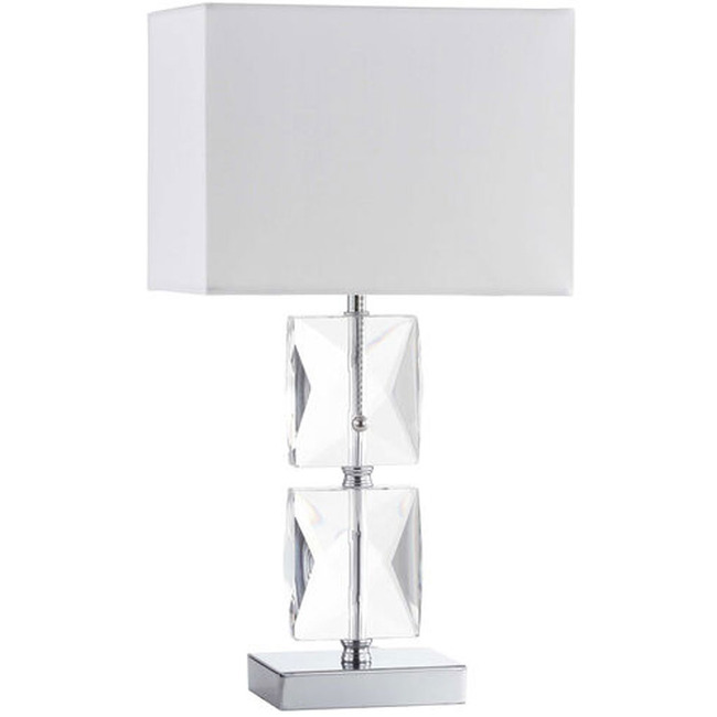 Crystal Stacked Table Lamp by Dainolite