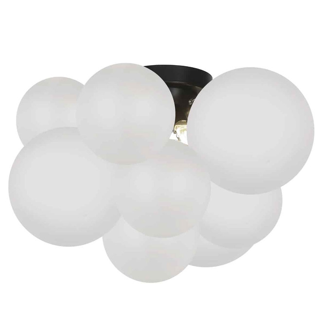 Miles Semi Flush Ceiling Light by Dainolite