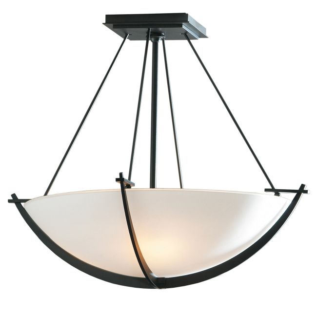 Compass Semi Flush Ceiling Light by Hubbardton Forge