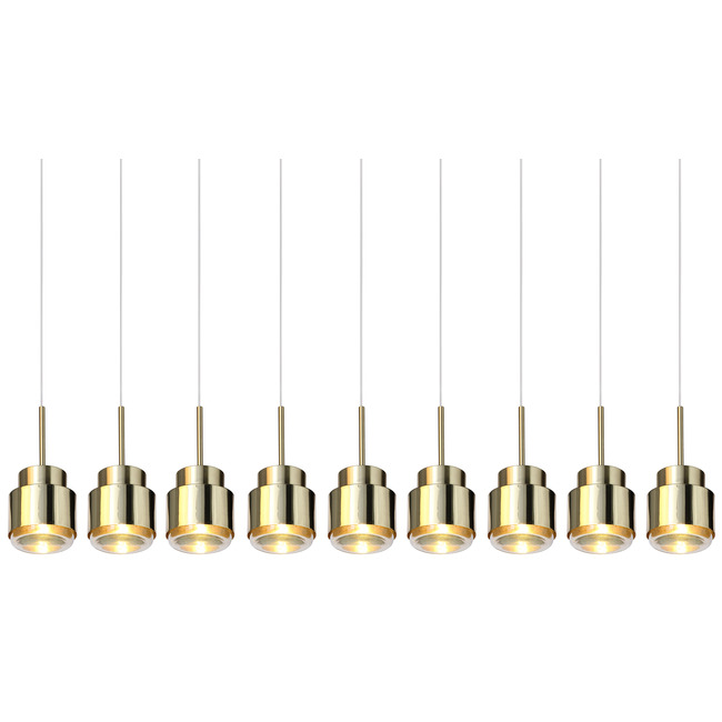 Cupallo Linear Multi Light Pendant by David Pompa