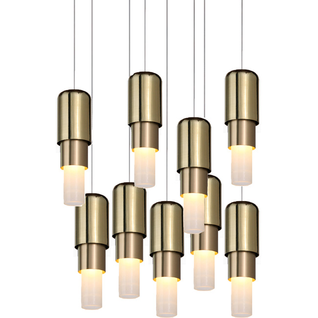 Mingo Round Multi-Light Chandelier by David Pompa