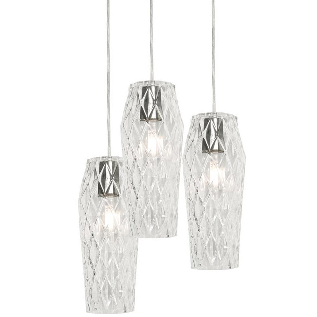 Candace 3 Light Round Pendant by AFX