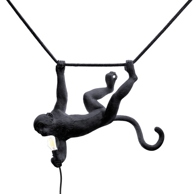 The Monkey Swinging Pendant by Seletti