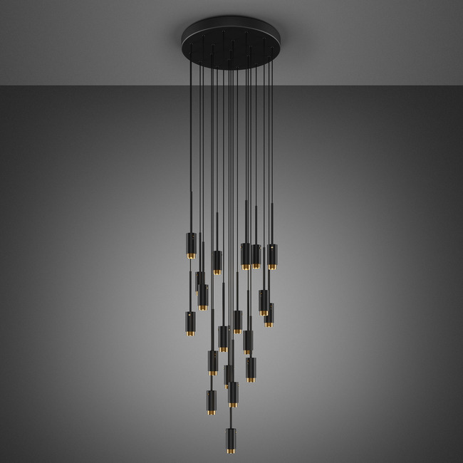 Exhaust Cascade Multi Light Pendant by Buster + Punch