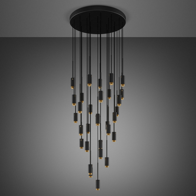 Exhaust Cascade Multi Light Pendant by Buster + Punch