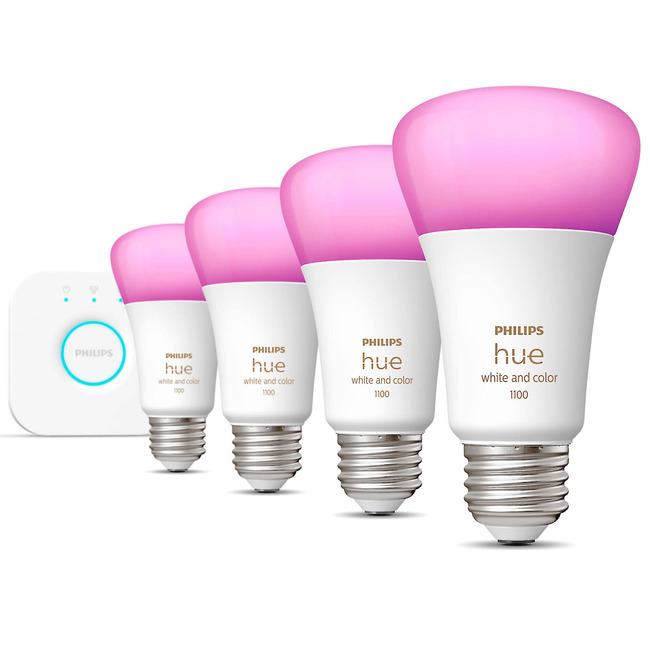 Hue A19 10.5W White / Color Ambiance Starter Kit by Philips Hue