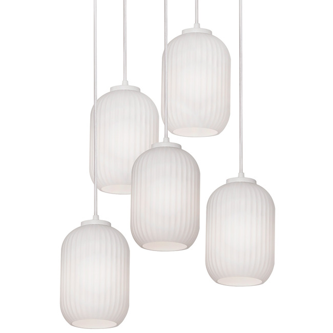 Callie Multi Light Round Pendant by AFX