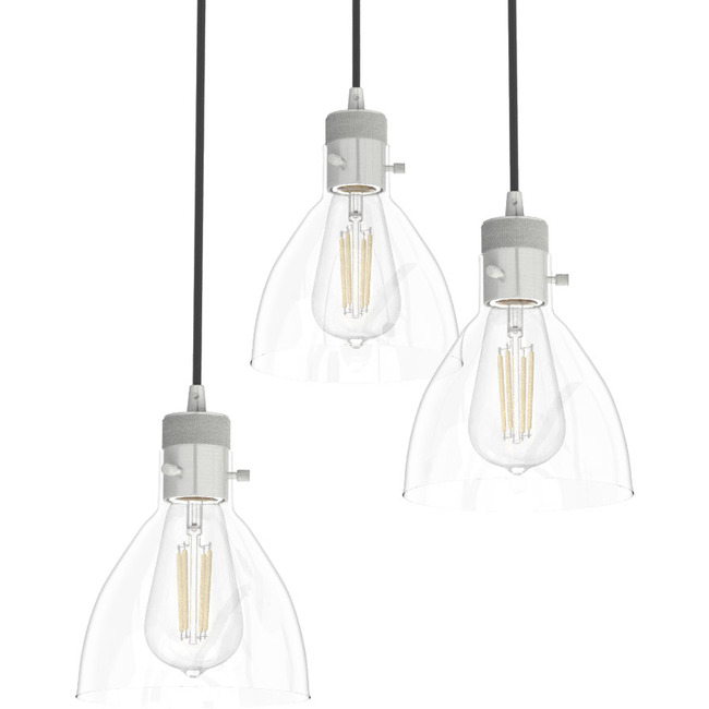 Van Nuys 3 Light Round Pendant by Hunter Fan