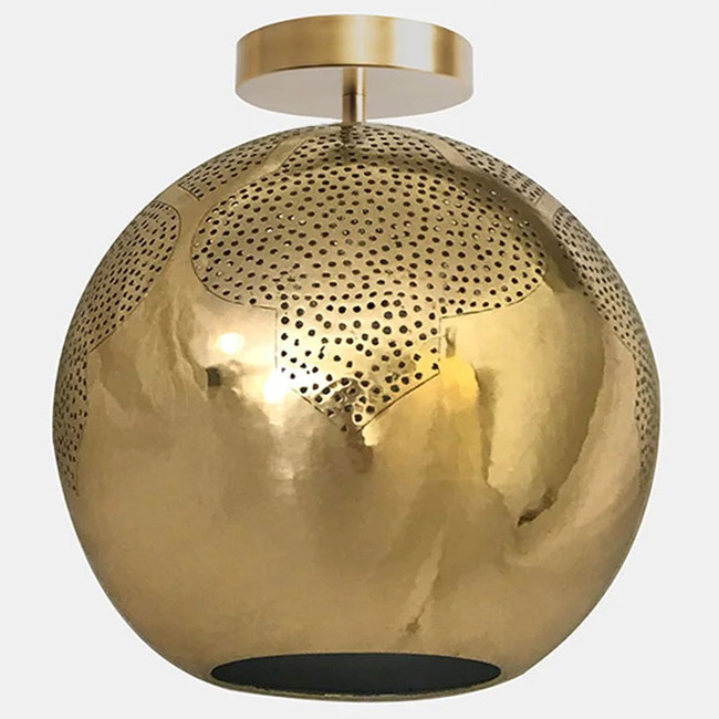 Najma Globe Ceiling Light by Dounia Home