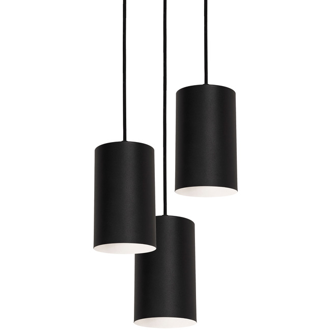 Tyke Round Multi Light Pendant by AFX