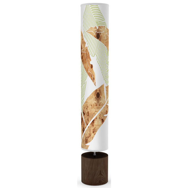 Banana Leaf Column Floor Lamp by Jef Designs