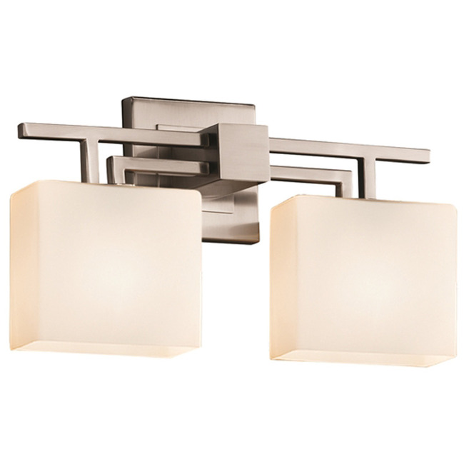 Fusion Aero Bathroom Vanity Light by Justice Design