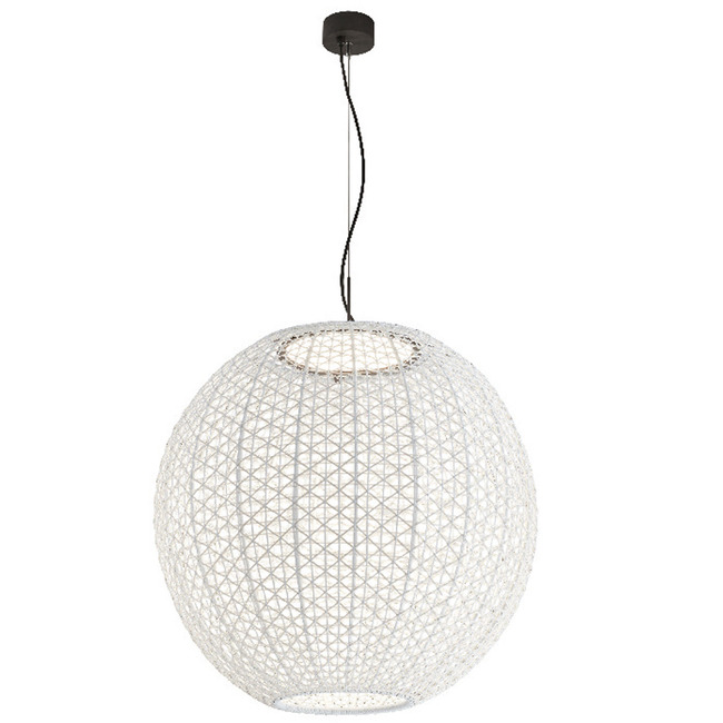 Nans Outdoor Large Sphere Pendant 120-277V by Bover