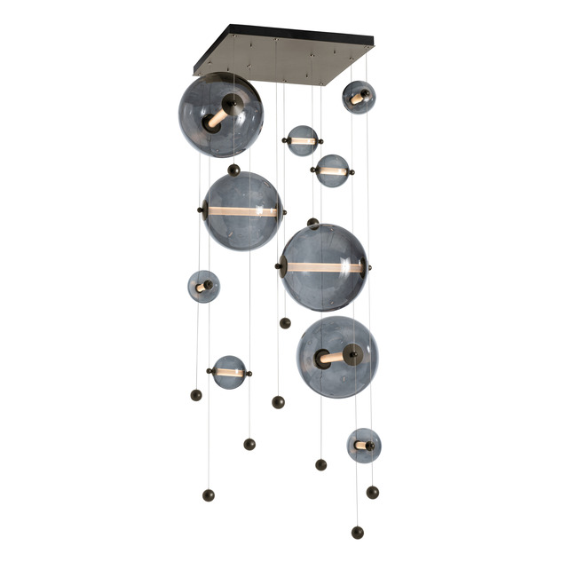 Abacus Square Multi Light Pendant by Hubbardton Forge