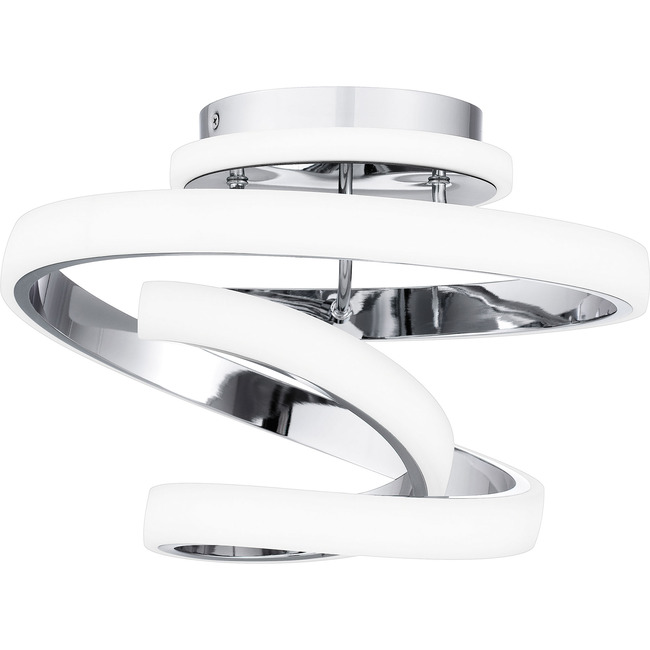 Aviva Semi Flush Ceiling Light by Quoizel