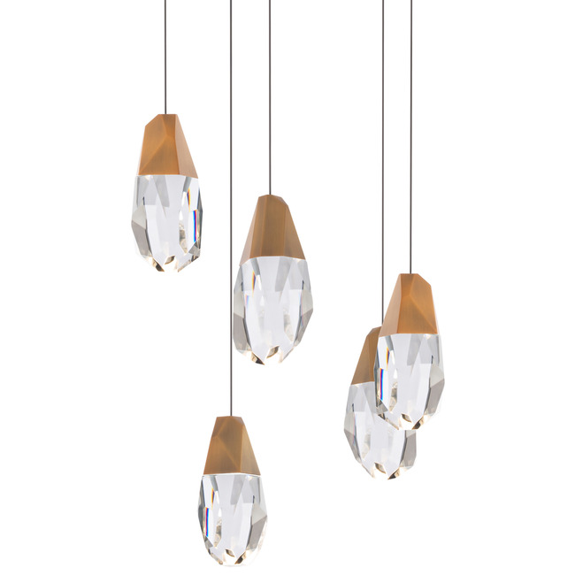 Martini Color-Select Round Multi Light Pendant by Schonbek Beyond