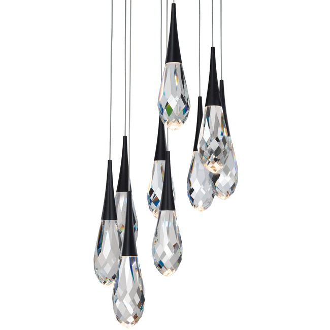 Hibiscus Round Multi-Light Pendant by Schonbek Beyond