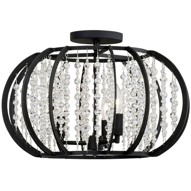 Caesar Semi Flush Ceiling Light by Varaluz